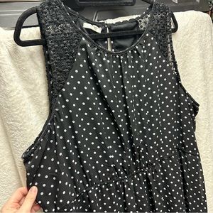 Maurice’s black polka dot dress size 3, 3x